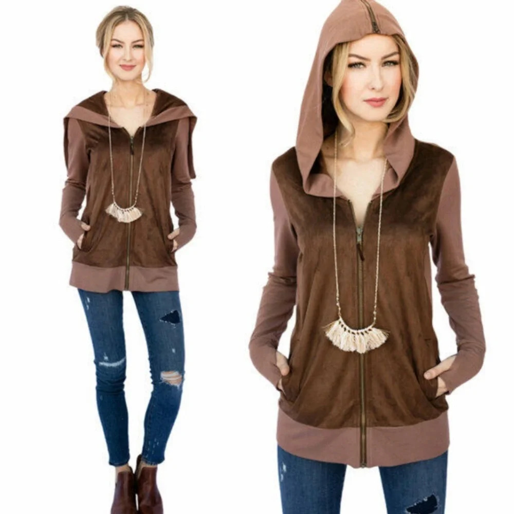 Evy’s Tree Samantha Hoodie XL espresso with convertible hood